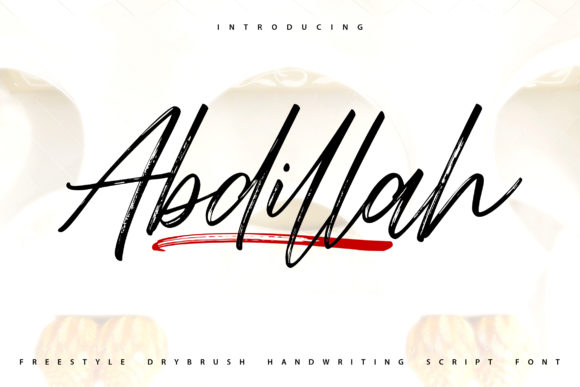 Abdillah: A Handwritten Font for Makers