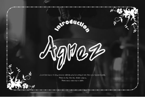 Agnez: A Handwritten Font for Modern Web Design
