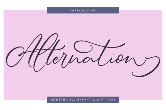 Alternation: A Premium Handwritten Font for Business