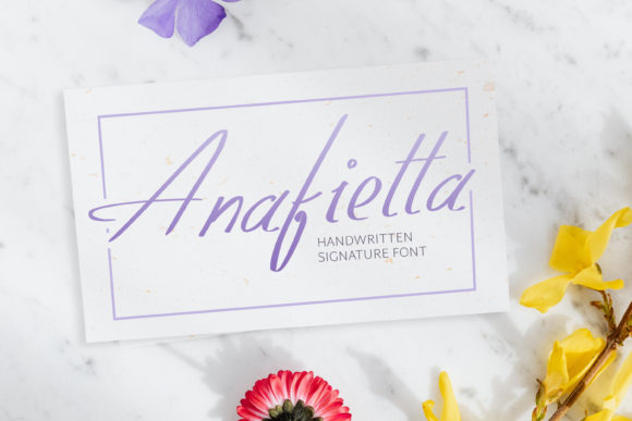 Anafietta: A Premium Handwritten Font for Web Design