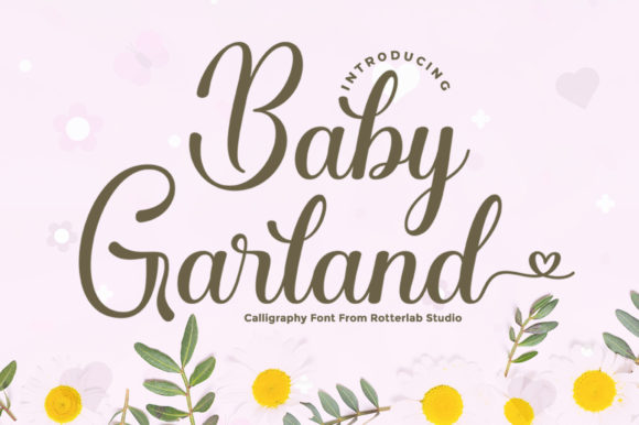 Baby Garland: A Modern Script Font for Web Design