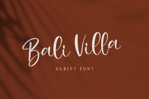 Bali Villa: The Elegant Handwritten Font for Small Business