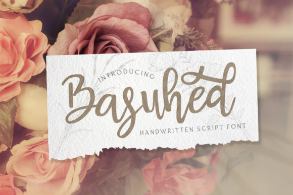 Basuhed: A Beautiful Handwritten Font for Your Brand