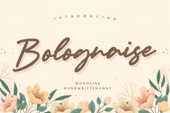 Bolognaise: A Handwritten Font for Bold Campaigns