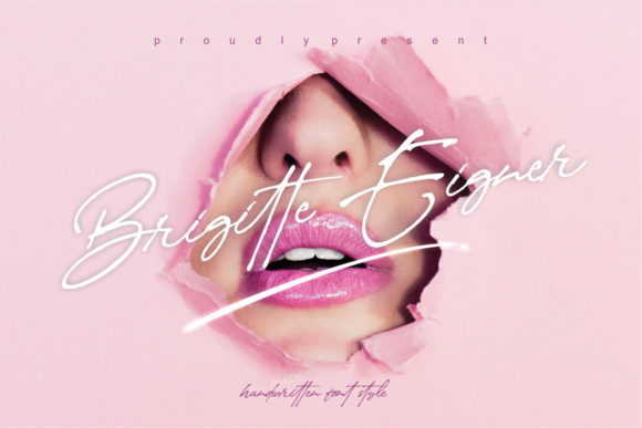 Brigitte Eigner: A Handwritten Font for Editorial Design