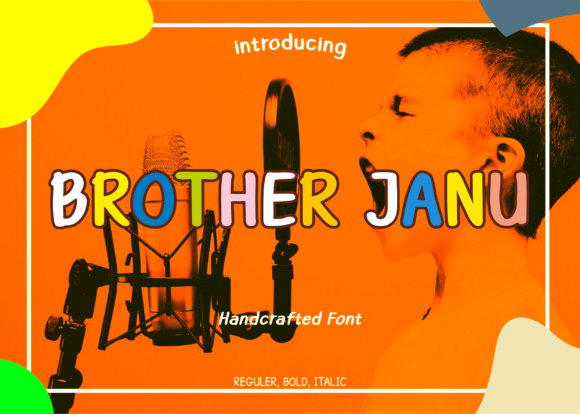 Brother Janu: A Handwritten Font for Modern Web Design