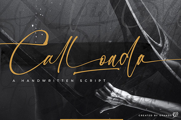 Calloada: A Classy Handwritten Font for Web Design