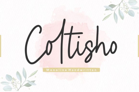 Coltisho: A Sweet Handwritten Font for Crafters