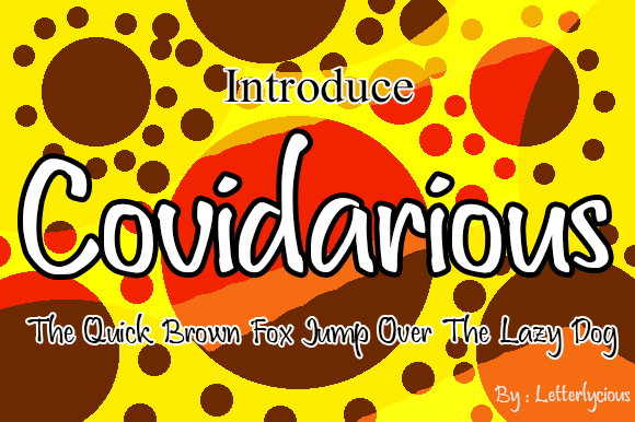 Covidarious: A Playful Handwritten Font for Editorial Design
