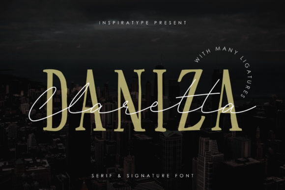 Daniza Claretta: The Perfect Duo Font for Campaigns
