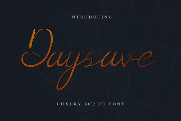 Daysave: A Handwritten Font for Makers