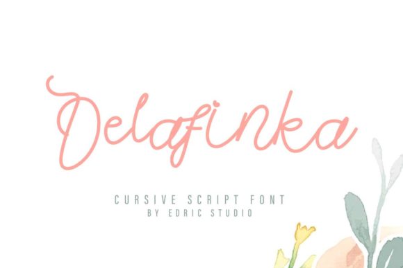 Delafinka: A Modern Handwritten Font for Your Brand