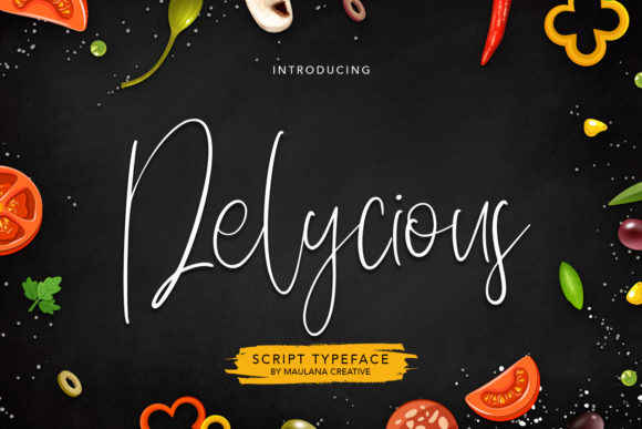 Delycious: A Handwritten Font for Makers