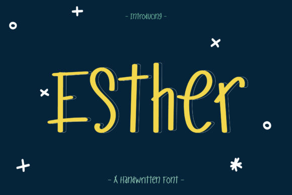 Esther: A Quirky Handwritten Font for Modern Web Design