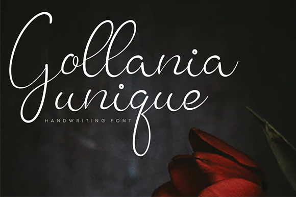 Gollania: A Sweet Handwritten Font for Makers