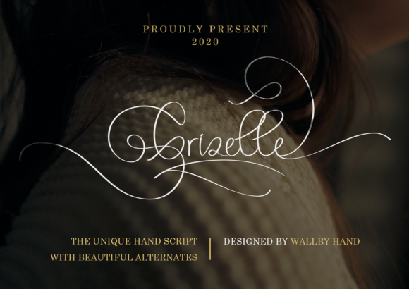 Grizelle: A Sophisticated Script Font for Web Design