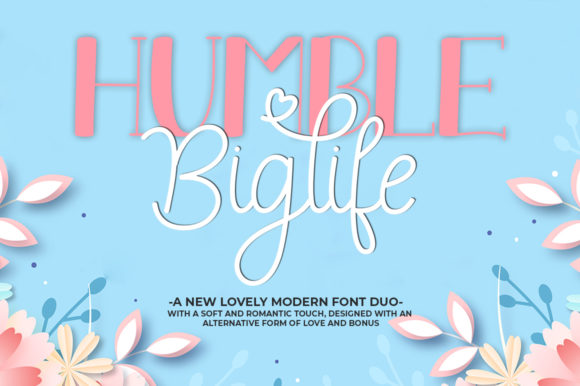 Humble Biglife Duo: A Versatile Craft Font