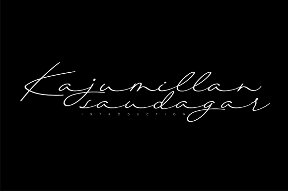 Kajumillan Saudagar: A Handwritten Font for Makers