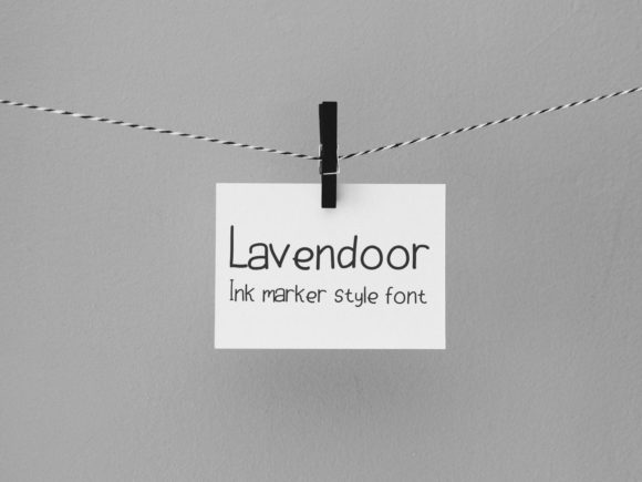 Lavendoor: A Quirky Handwritten Font for Modern Web Design