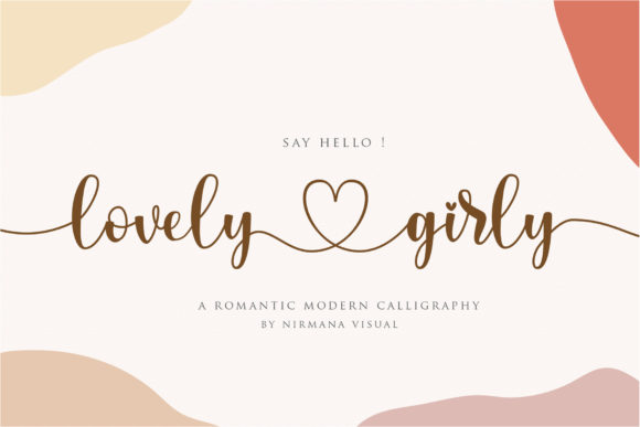 Lovely Girly: A Charming Handwritten Font for Makers