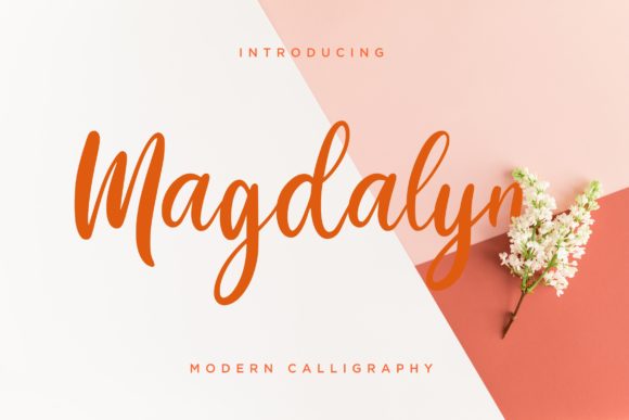 Magdalyn: A Handwritten Font for Editorial Design
