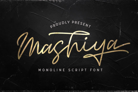 Mashiya: A Premium Handwritten Font for Campaigns