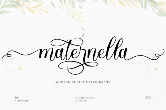 Maternella: A Timeless Handwritten Font for Makers