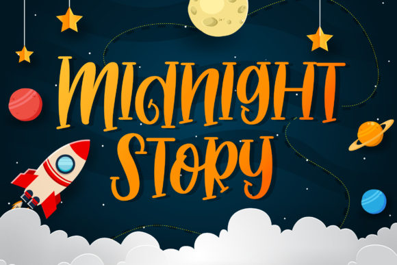 Midnight Story: A Handwritten Font for Marketers