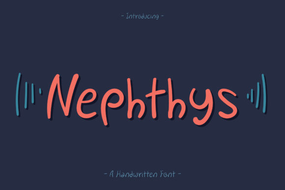 Nephthys: A Handwritten Font for Your Brand