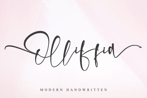Olliffia: A Modern Handwritten Font for Your Brand