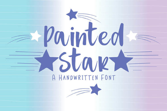 Painted Star: A Friendly Handwritten Font for Campaigns
