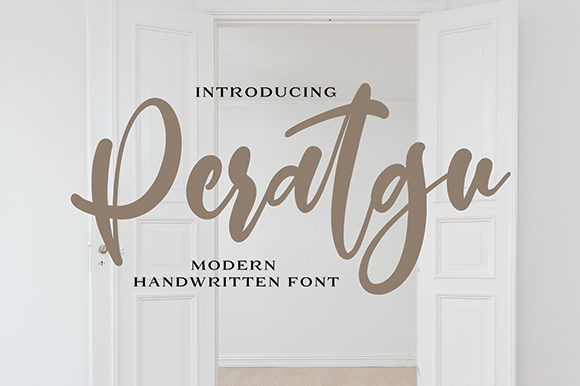 Peratgu: A Unique Handwritten Font for Web Design