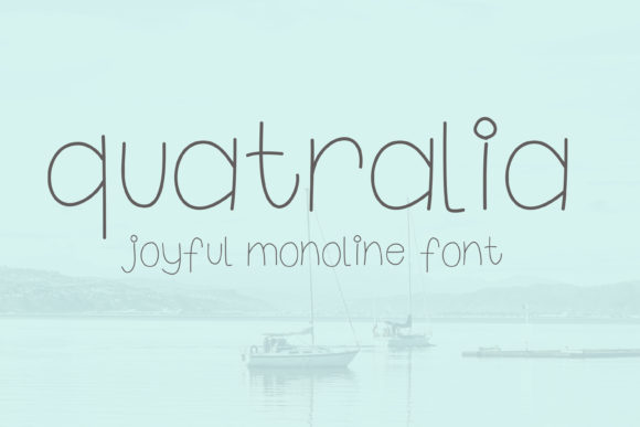 Quatralia: A Handwritten Font for Modern Editorial Design