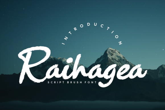 Raihagea: A Premium Handwritten Font for Campaigns