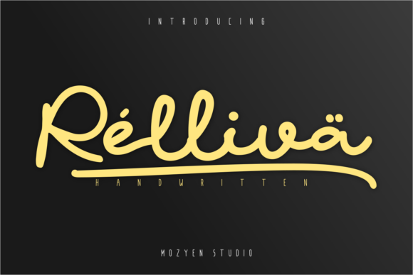 Relliva: A Friendly Handwritten Font for Your Brand