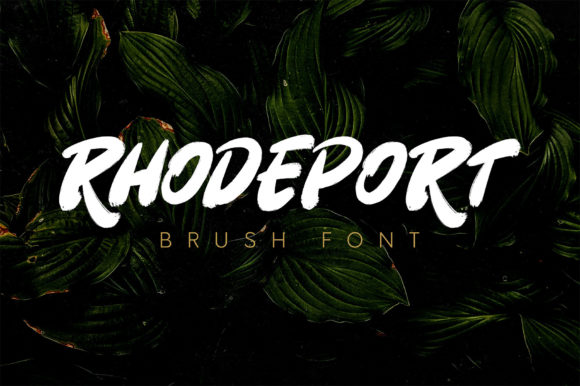 Rhodeport: A Bold Handwritten Font for Business