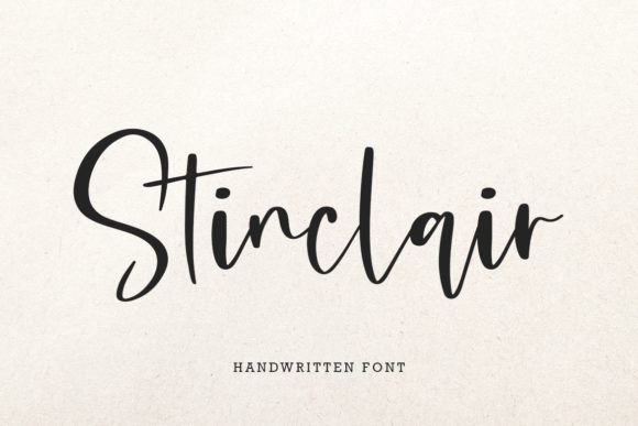 Stinclair: A Bouncy Handwritten Font for Small Business