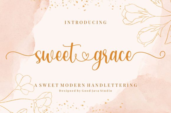 Sweet Grace: A Charming Script Font for Makers
