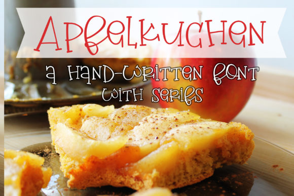 ZP Apfelkuchen: A Charming Handwritten Font for Makers