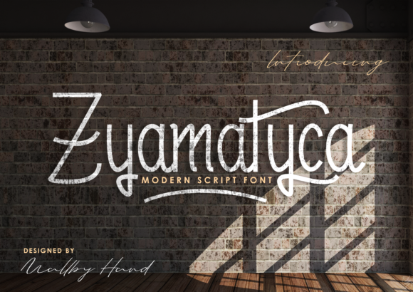 Zyamatyca: The Elegant Script Font for Makers